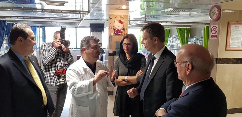 Swiss Ambassador visit to Mahak Hospital