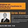 Webinar on setting up a business in Switzerland