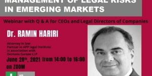 Management of Legal Risks in Emerging Markets Including Iran