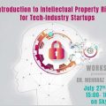 Introduction to Intellectual Property Rights for Tech-Industry Startup