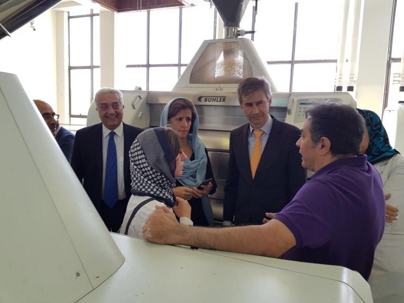 Swiss Ambassador visit to Taban Flour Mill